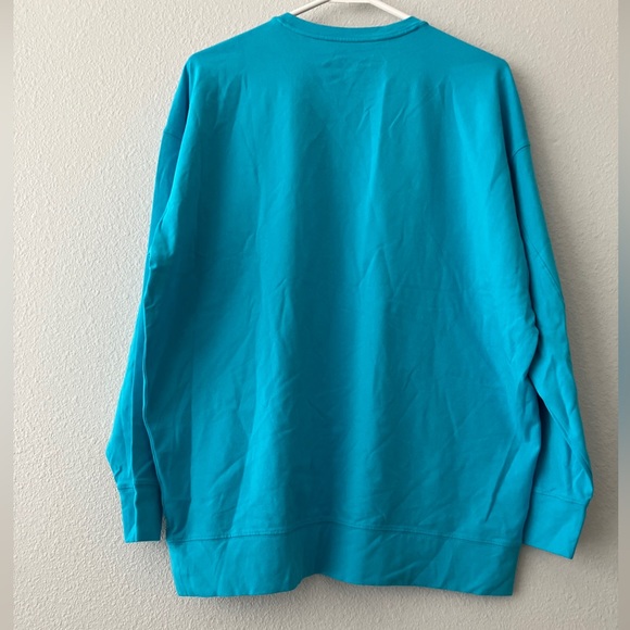 Life is Good Crusher Flex Oversized Crewneck Sweatshirt -Blue (sz Small) A469943 - Picture 2 of 3